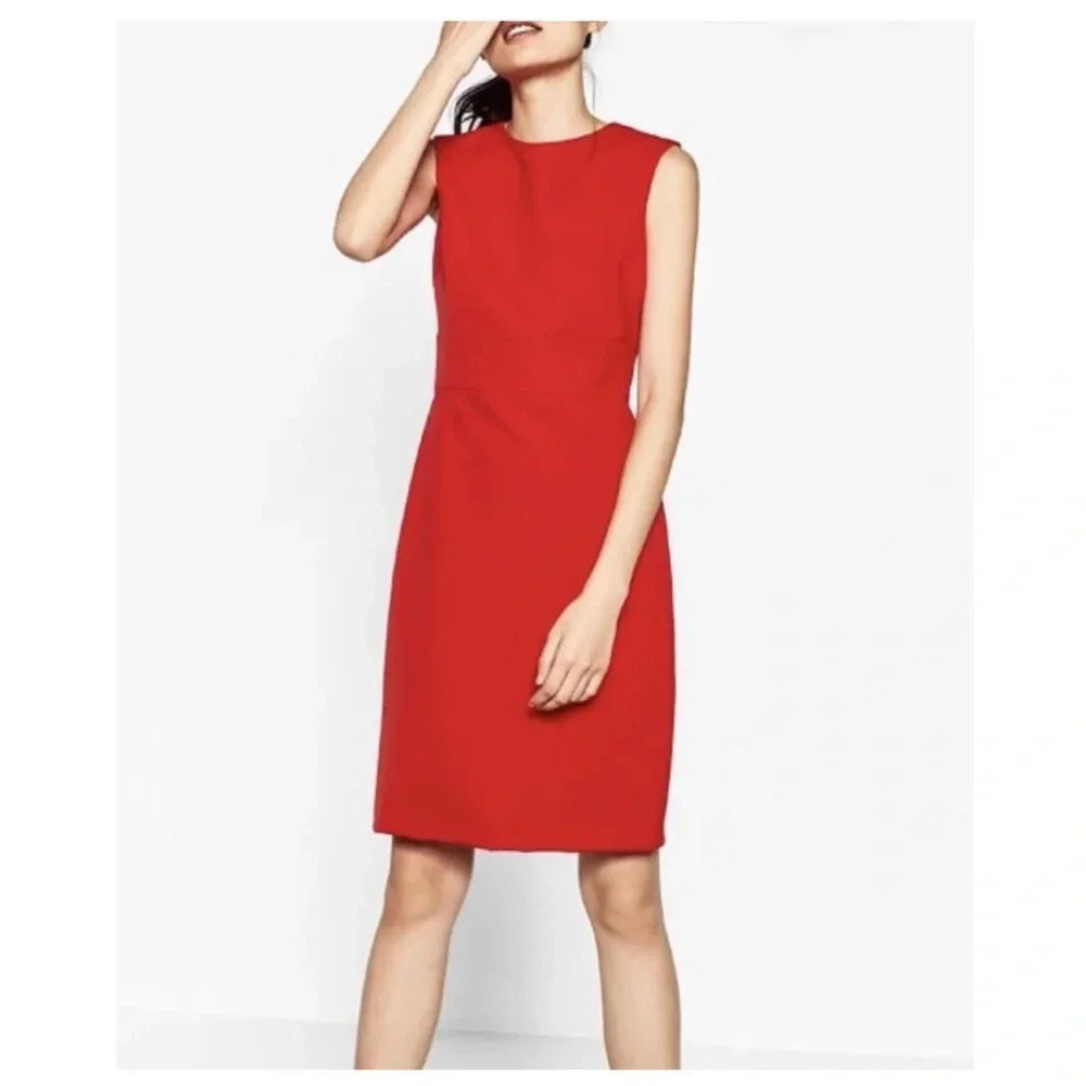 Vintage - Red Shift Y2K 90s Sheath Dress